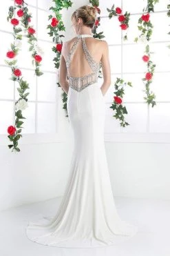 Formal Gowns Cinderella Divine - CR743 Form Fitting Long Trumpet Dress