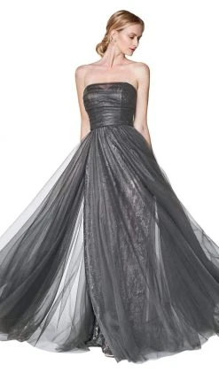 Cinderella Divine - CS021 Strapless Pantsuit With Overskirt Formal Gowns 11 Cinderella Divine - CS021 Strapless Pantsuit With Overskirt Formal Gowns