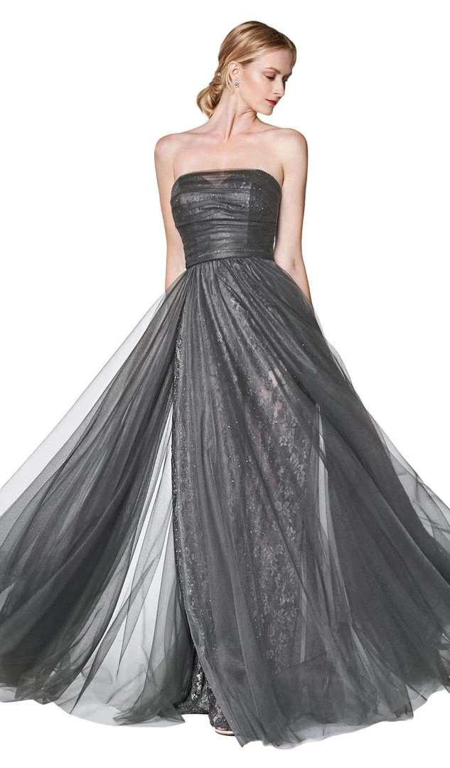 Cinderella Divine - CS021 Strapless Pantsuit With Overskirt Formal Gowns 7 Cinderella Divine - CS021 Strapless Pantsuit With Overskirt Formal Gowns