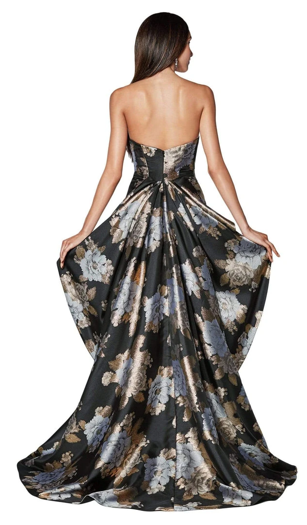 Formal Gowns Cinderella Divine - CS025 Sweetheart Brocade Trumpet Dress 4 Formal Gowns Cinderella Divine - CS025 Sweetheart Brocade Trumpet Dress