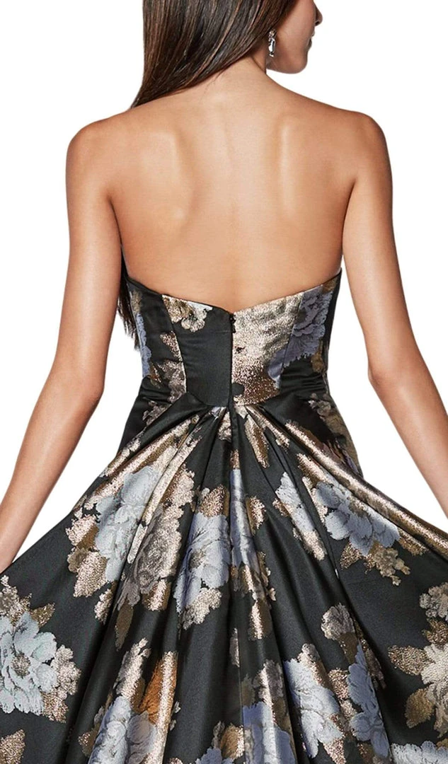 Formal Gowns Cinderella Divine - CS025 Sweetheart Brocade Trumpet Dress 6 Formal Gowns Cinderella Divine - CS025 Sweetheart Brocade Trumpet Dress