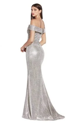 Cinderella Divine - CZ0018 Plunging Off-Shoulder Trumpet Dress Formal Gowns 14 Cinderella Divine - CZ0018 Plunging Off-Shoulder Trumpet Dress Formal Gowns