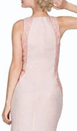 Cinderella Divine - Embellished Bateau Neck Fitted Dress