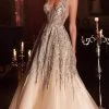 Cinderella Divine - Embellished Sleeveless Prom Dress C135 - 1 Pc Champagne In Size 12 Available 2 Cinderella Divine - Embellished Sleeveless Prom Dress C135 - 1 Pc Champagne In Size 12 Available