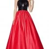 Cinderella Divine - J0234 Sequined Crisscross Cutout Bodice Gown Formal Gowns