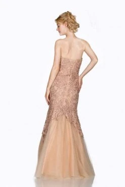 Cinderella Divine - KC1701 Beaded Lace Sweetheart Mermaid Gown