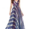 Cinderella Divine - KC895 Glittered And Multi-colored Pleated Dress Formal Gowns 1 Cinderella Divine - KC895 Glittered And Multi-colored Pleated Dress Formal Gowns