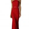 Formal Gowns Cinderella Divine - Long Sleeveless Halter Fitted Dress