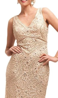 Cocktail Dresses Cinderella Divine - Sleeveless Embellished V-neck Sheath Dress 7 Cocktail Dresses Cinderella Divine - Sleeveless Embellished V-neck Sheath Dress