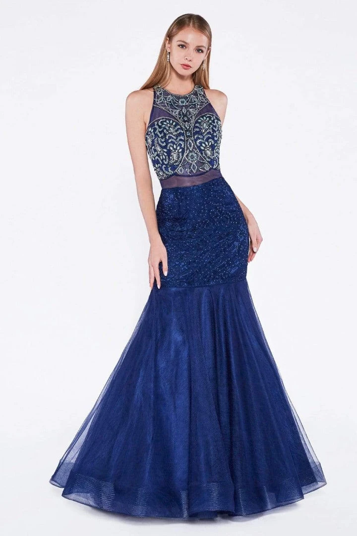Cinderella Divine - Sleeveless Faux Two-Piece Mermaid Evening Gown Formal Gowns 3 Cinderella Divine - Sleeveless Faux Two-Piece Mermaid Evening Gown Formal Gowns