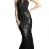 Cinderella Divine - Sleeveless Sequined Sheath Evening Gown Formal Gowns 2 Cinderella Divine - Sleeveless Sequined Sheath Evening Gown Formal Gowns