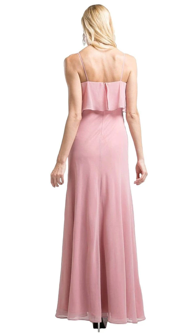 Cinderella Divine - Sleeveless Surplice Ruffled Bodice A-Line Long Formal Dress Formal Gowns 9 Cinderella Divine - Sleeveless Surplice Ruffled Bodice A-Line Long Formal Dress Formal Gowns