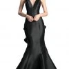 Cinderella Divine - Sleeveless V-neck Ruffled Mermaid Dress 2 Cinderella Divine - Sleeveless V-neck Ruffled Mermaid Dress