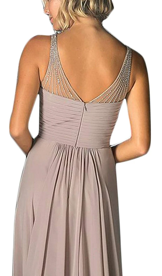 Formal Gowns Cinderella Divine - Strapless Crisscrossed Bodice A-Line Long Formal Gown 7 Formal Gowns Cinderella Divine - Strapless Crisscrossed Bodice A-Line Long Formal Gown