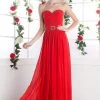 Cinderella Divine - Strapless Twined Front Chiffon Long Evening Gown Formal Gowns 2 Cinderella Divine - Strapless Twined Front Chiffon Long Evening Gown Formal Gowns