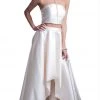 Cinderella Divine - Two-piece Strapless High Low Evening Gown