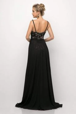 Cinderella Divine - UT254 Lace Deep Sweetheart Dress With Overskirt Formal Gowns