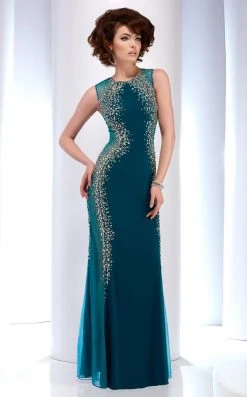 Formal Gowns Clarisse - 2627 Bedazzled Jewel Sheath Dress 9 Formal Gowns Clarisse - 2627 Bedazzled Jewel Sheath Dress