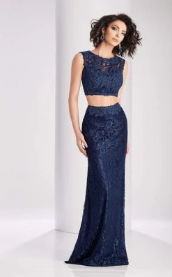 Clarisse - 2716 Two-Piece Jeweled Applique Gown