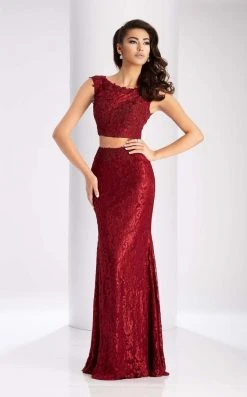 Clarisse - 2716 Two-Piece Jeweled Applique Gown