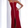 Formal Gowns Clarisse - 2797 Bejeweled Halter Sheath Dress