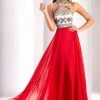 Clarisse - 3052 Embroidered Halter A-line Dress Formal Gowns 2 Clarisse - 3052 Embroidered Halter A-line Dress Formal Gowns