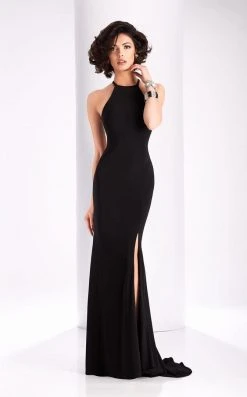 Formal Gowns Clarisse - 3106 Keyhole Cutout Halter Gown 10 Formal Gowns Clarisse - 3106 Keyhole Cutout Halter Gown