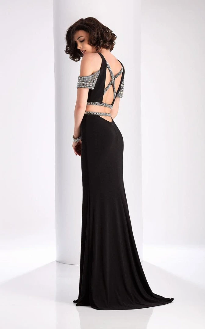 Clarisse - 3109 Two Piece Bejeweled Dress 5 Clarisse - 3109 Two Piece Bejeweled Dress