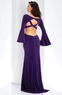 Clarisse - 3405 Trumpet Sleeve Sweetheart Sheath Dress