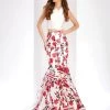 Clarisse - 3422 Two-Piece Halter Mikado Mermaid Gown Formal Gowns 2 Clarisse - 3422 Two-Piece Halter Mikado Mermaid Gown Formal Gowns
