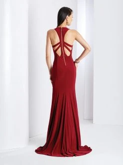 Formal Gowns Clarisse - 3458 Sleeveless Sweetheart Slit Trumpet Dress