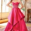 Prom Dresses Clarisse - 3478 Beaded Strapless Ruffled Ballgown 2 Prom Dresses Clarisse - 3478 Beaded Strapless Ruffled Ballgown