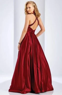 Clarisse - 3489 Sleeveless Halter A-line Dress 5 Clarisse - 3489 Sleeveless Halter A-line Dress