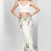 Clarisse - 3562 Two-Piece Floral Mermaid Gown 2 Clarisse - 3562 Two-Piece Floral Mermaid Gown