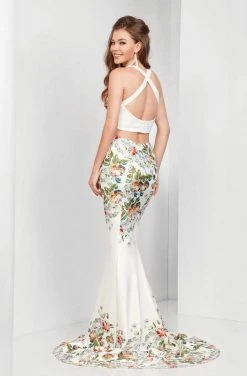 Clarisse - 3562 Two-Piece Floral Mermaid Gown