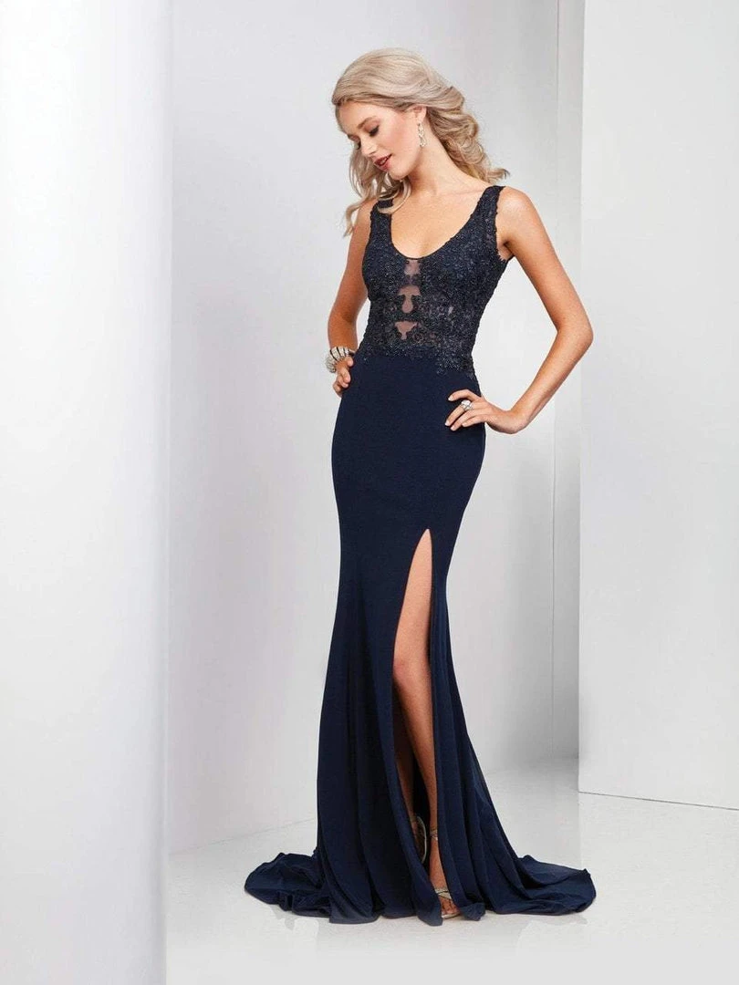 Clarisse - 3575 Lace Scoop Sheath Dress 6 Clarisse - 3575 Lace Scoop Sheath Dress