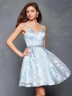 Cocktail Dresses Clarisse - 3620 Sweetheart Organza A-line Dress With Strappy Back