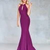 Formal Gowns Clarisse - 3726 Halter Neck Glitter Jersey Mermaid Dress 2 Formal Gowns Clarisse - 3726 Halter Neck Glitter Jersey Mermaid Dress