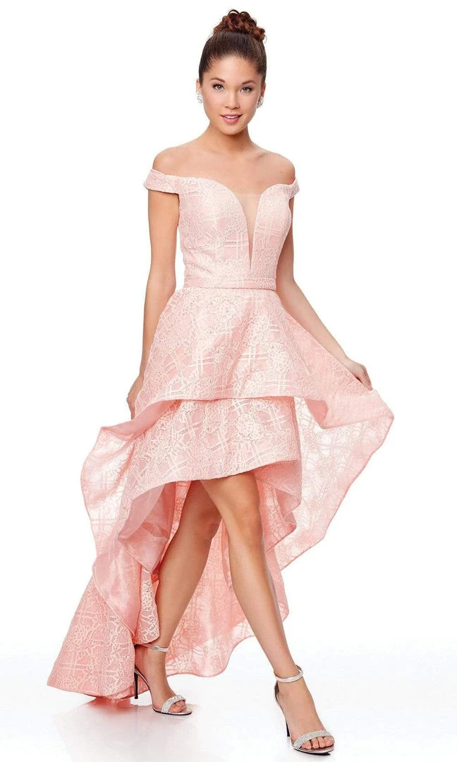 Formal Gowns Clarisse - 3730 Off Shoulder Versatile High-low Ballgown 3 Formal Gowns Clarisse - 3730 Off Shoulder Versatile High-low Ballgown