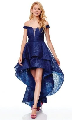 Formal Gowns Clarisse - 3730 Off Shoulder Versatile High-low Ballgown 10 Formal Gowns Clarisse - 3730 Off Shoulder Versatile High-low Ballgown