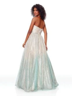 Formal Gowns Clarisse - 3821 Shimmery Strapless Sweetheart A-line Dress