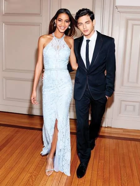 Clarisse - 3828 Embellished Lace Halter Trumpet Dress 3 Clarisse - 3828 Embellished Lace Halter Trumpet Dress