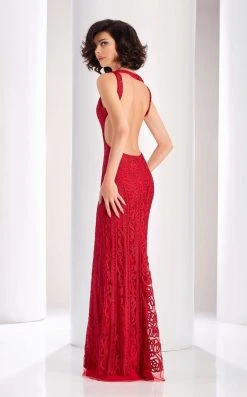 Formal Gowns Clarisse - 4823 Embellished V-neck Dress