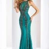 Clarisse - 4831 Illusion Jewel Beaded Gown Formal Gowns 1 Clarisse - 4831 Illusion Jewel Beaded Gown Formal Gowns