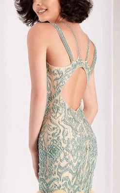 Clarisse - 4856 Beaded Ruffled Mermaid Gown 9 Clarisse - 4856 Beaded Ruffled Mermaid Gown