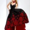 Formal Gowns Clarisse - 4943 Rose Appliqued Sweetheart Gown 1 Formal Gowns Clarisse - 4943 Rose Appliqued Sweetheart Gown