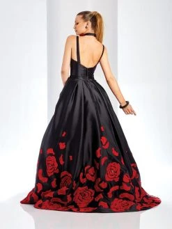 Formal Gowns Clarisse - 4943 Rose Appliqued Sweetheart Gown