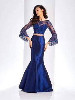 Formal Gowns Clarisse - 4971 Two Piece Lace Mermaid Gown