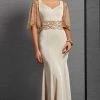 Formal Gowns Clarisse - 6302 Fitted Capelet Evening Gown
