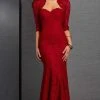 Clarisse - 6308 Lace Mermaid Gown With Bolero Formal Gowns